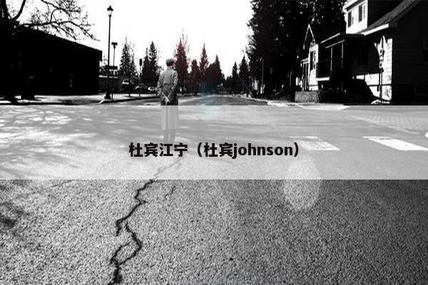 杜宾江宁（杜宾johnson）