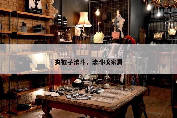 夹被子法斗，法斗咬家具