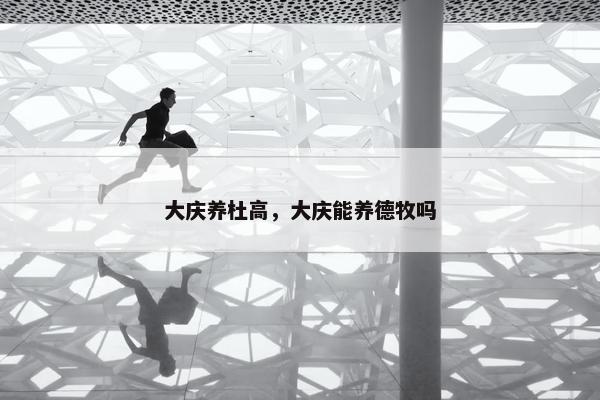 大庆养杜高，大庆能养德牧吗