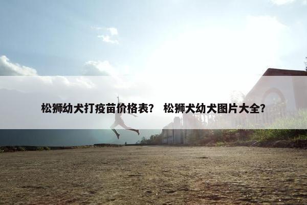 松狮幼犬打疫苗价格表？ 松狮犬幼犬图片大全？
