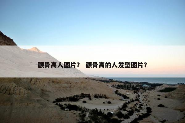 颧骨高人图片？ 颧骨高的人发型图片？
