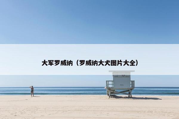 大军罗威纳（罗威纳大犬图片大全）