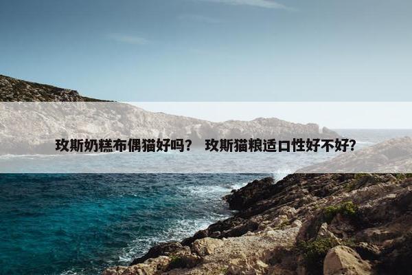 玫斯奶糕布偶猫好吗？ 玫斯猫粮适口性好不好？