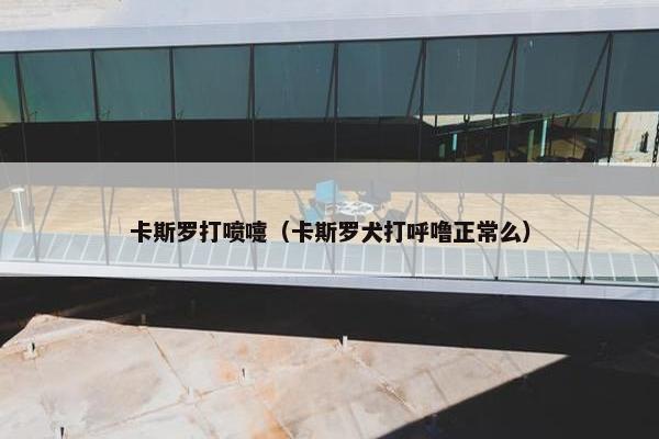 卡斯罗打喷嚏（卡斯罗犬打呼噜正常么）