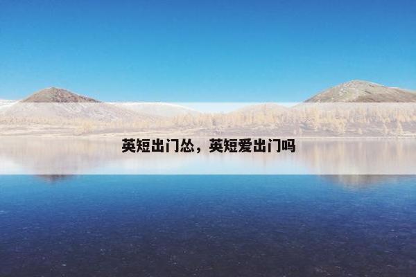 英短出门怂，英短爱出门吗