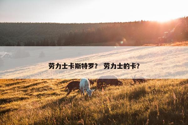 劳力士卡斯特罗？ 劳力士的卡？