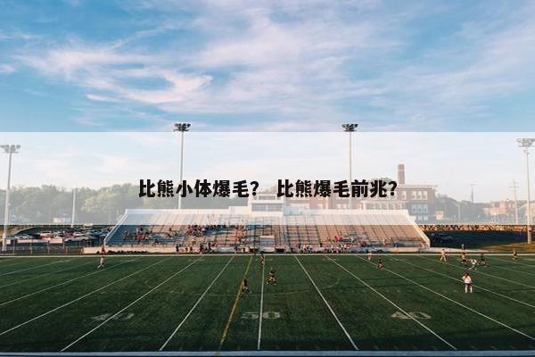 比熊小体爆毛？ 比熊爆毛前兆？