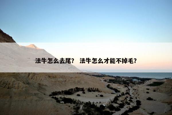 法牛怎么去尾？ 法牛怎么才能不掉毛？