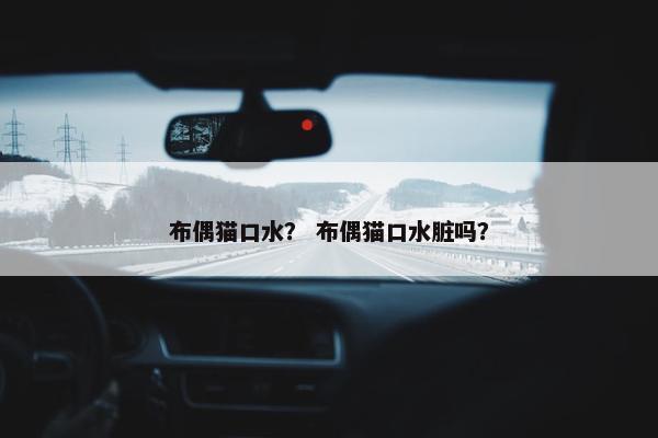 布偶猫口水？ 布偶猫口水脏吗？