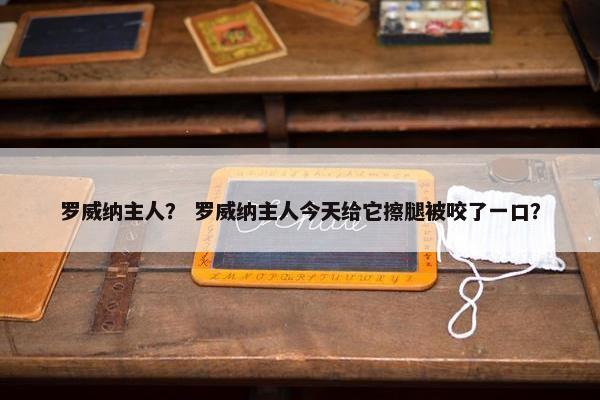 罗威纳主人？ 罗威纳主人今天给它擦腿被咬了一口？