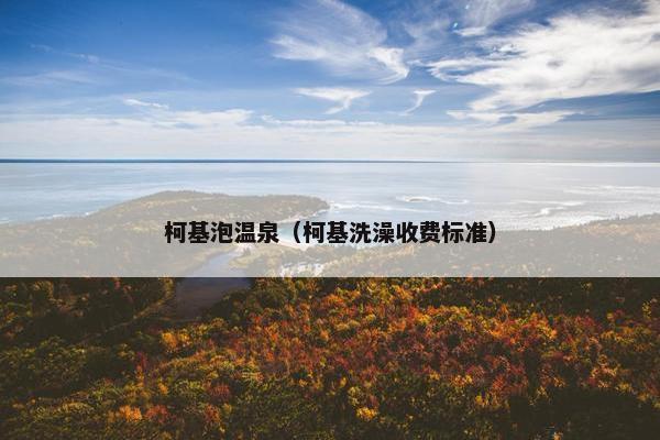 柯基泡温泉（柯基洗澡收费标准）