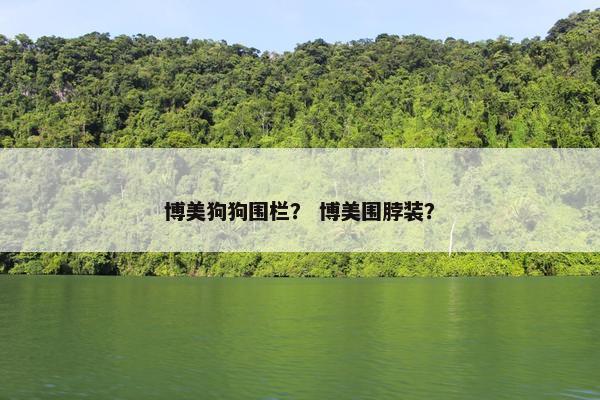 博美狗狗围栏？ 博美围脖装？