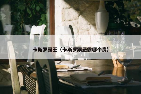 卡斯罗霸王（卡斯罗跟恶霸哪个贵）