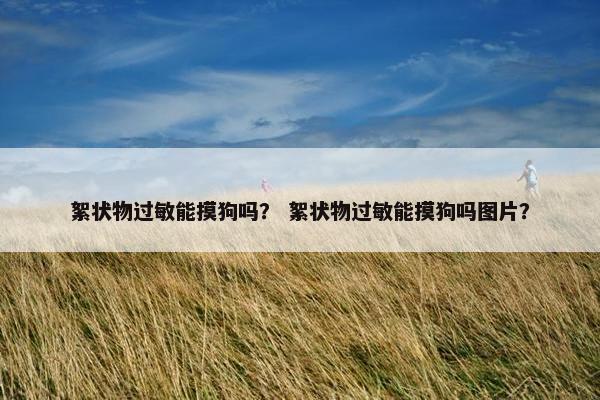 絮状物过敏能摸狗吗？ 絮状物过敏能摸狗吗图片？