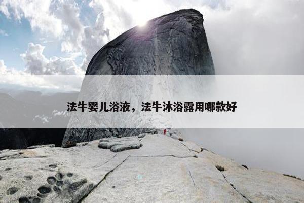 法牛婴儿浴液，法牛沐浴露用哪款好