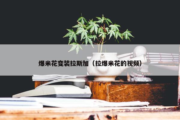 爆米花变装拉斯加（拉爆米花的视频）
