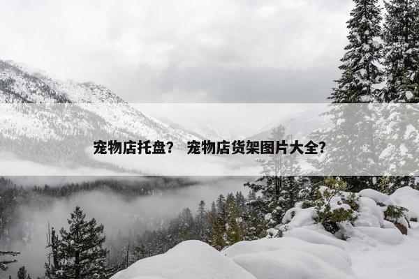 宠物店托盘？ 宠物店货架图片大全？