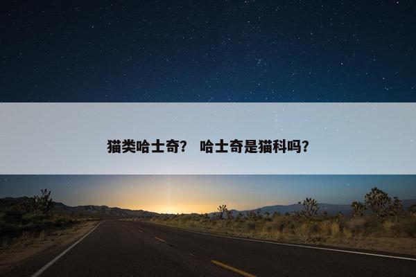 猫类哈士奇？ 哈士奇是猫科吗？