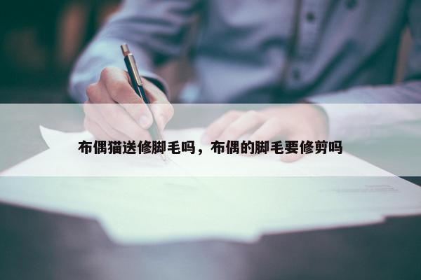 布偶猫送修脚毛吗，布偶的脚毛要修剪吗