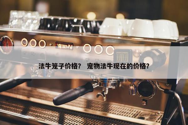 法牛笼子价格？ 宠物法牛现在的价格？