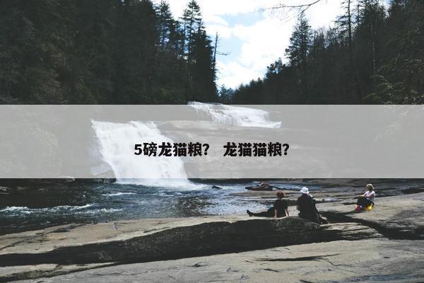 5磅龙猫粮？ 龙猫猫粮？