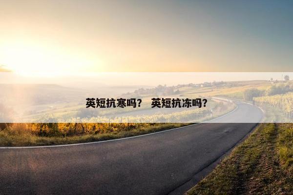英短抗寒吗？ 英短抗冻吗？