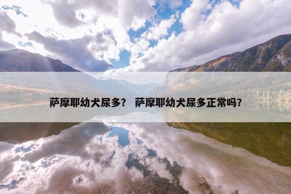 萨摩耶幼犬尿多？ 萨摩耶幼犬尿多正常吗？
