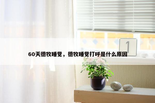60天德牧睡觉，德牧睡觉打呼是什么原因