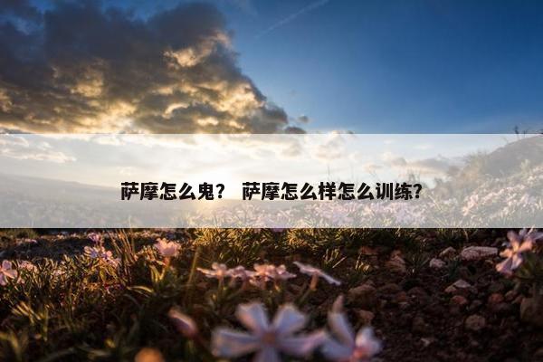 萨摩怎么鬼？ 萨摩怎么样怎么训练？