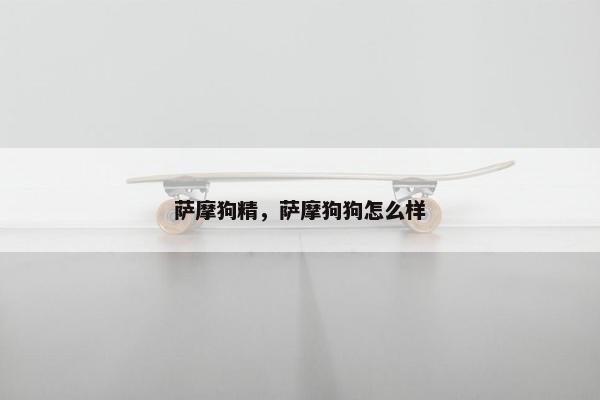 萨摩狗精，萨摩狗狗怎么样