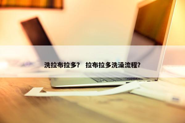 洗拉布拉多？ 拉布拉多洗澡流程？