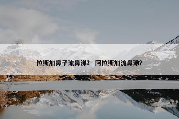 拉斯加鼻子流鼻涕？ 阿拉斯加流鼻涕？