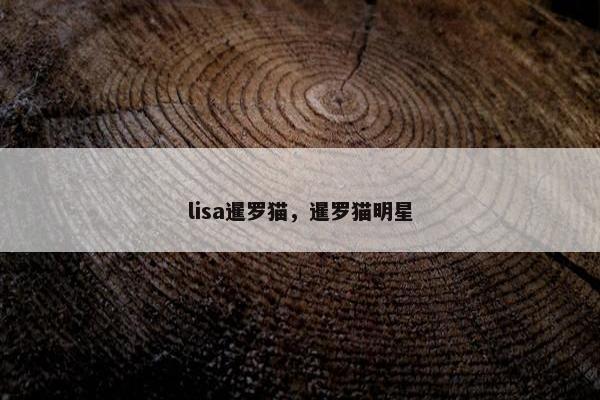 lisa暹罗猫，暹罗猫明星