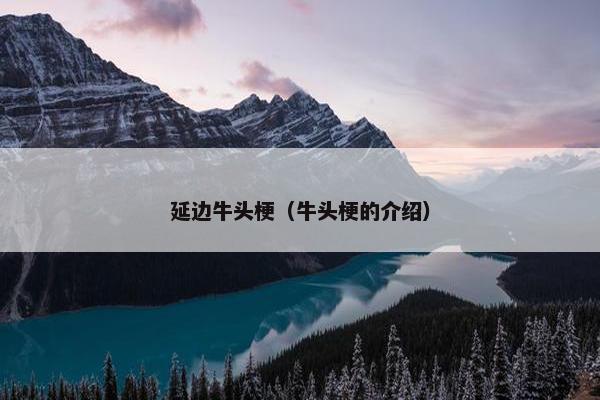 延边牛头梗（牛头梗的介绍）