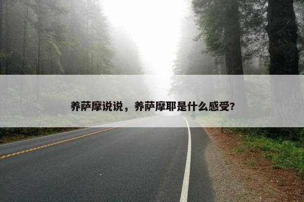 养萨摩说说，养萨摩耶是什么感受?