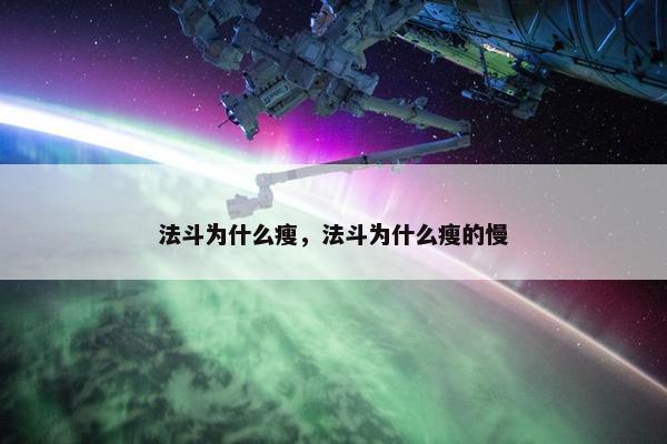 法斗为什么瘦，法斗为什么瘦的慢