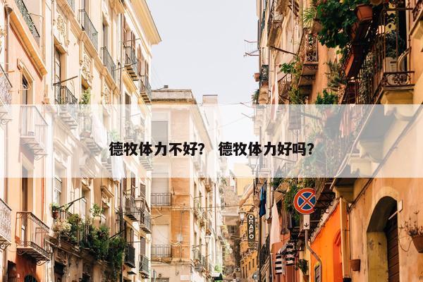 德牧体力不好？ 德牧体力好吗？