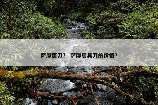 萨摩唐刀？ 萨摩厨具刀的价格？