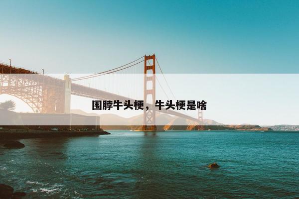 围脖牛头梗，牛头梗是啥