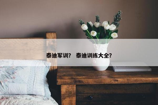 泰迪军训？ 泰迪训练大全？