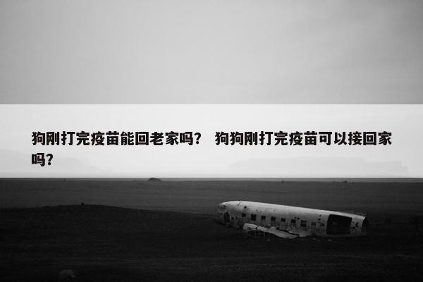 狗刚打完疫苗能回老家吗？ 狗狗刚打完疫苗可以接回家吗？