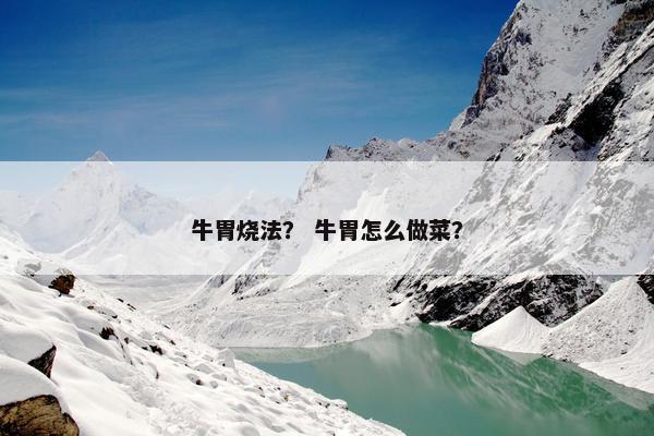 牛胃烧法？ 牛胃怎么做菜？