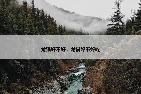 龙猫好不好，龙猫好不好吃