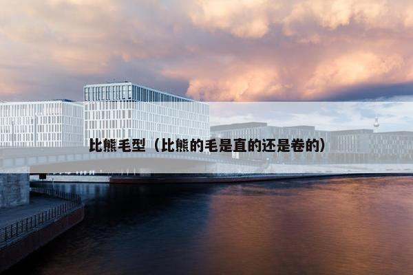 比熊毛型（比熊的毛是直的还是卷的）
