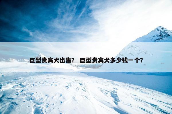 巨型
