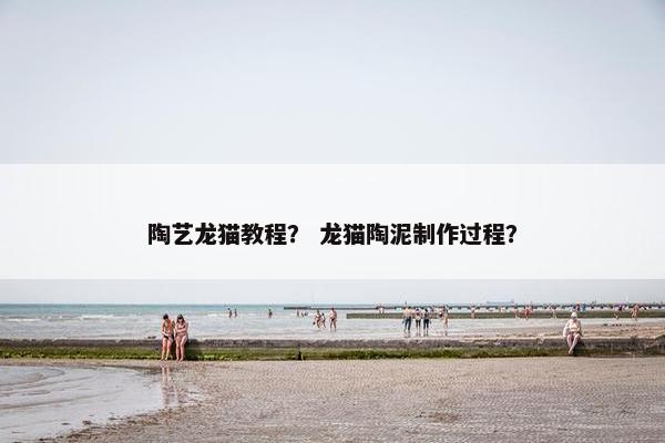 陶艺龙猫教程？ 龙猫陶泥制作过程？