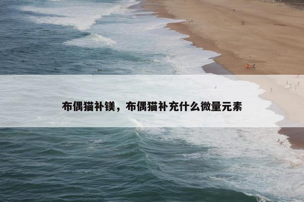 布偶猫补镁，布偶猫补充什么微量元素