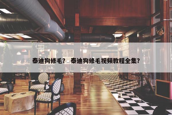 泰迪狗修毛？ 泰迪狗修毛视频教程全集？