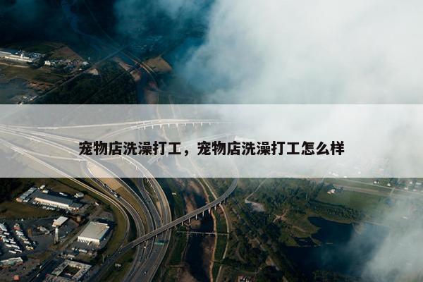 宠物店洗澡打工，宠物店洗澡打工怎么样