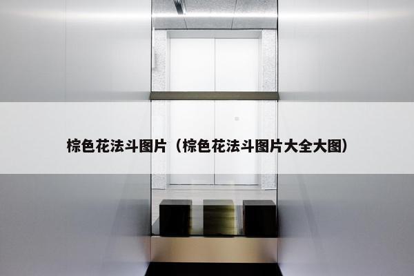 棕色花法斗图片（棕色花法斗图片大全大图）
